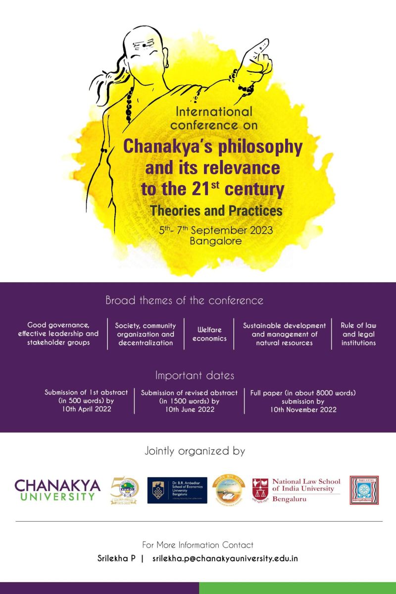 International Conference on Chanakya’s Philosophy and its Relevance to 21st Century