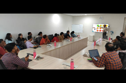 Dr. Bharath Setturu tracing the urban growth of Bengaluru