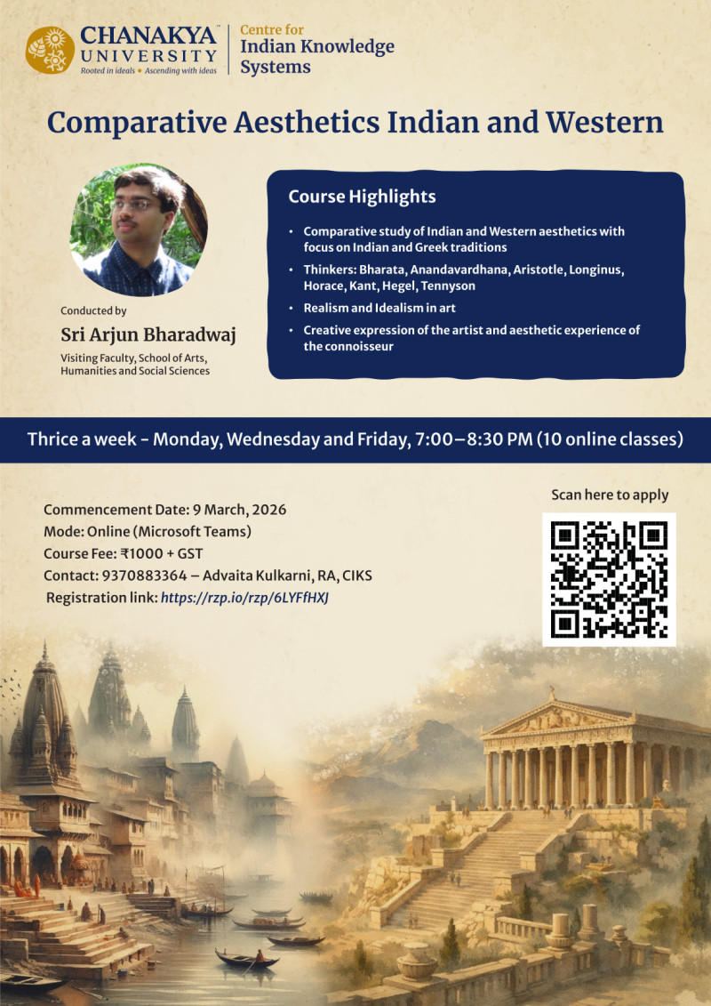 Comparative Aesthetics Indian and Western