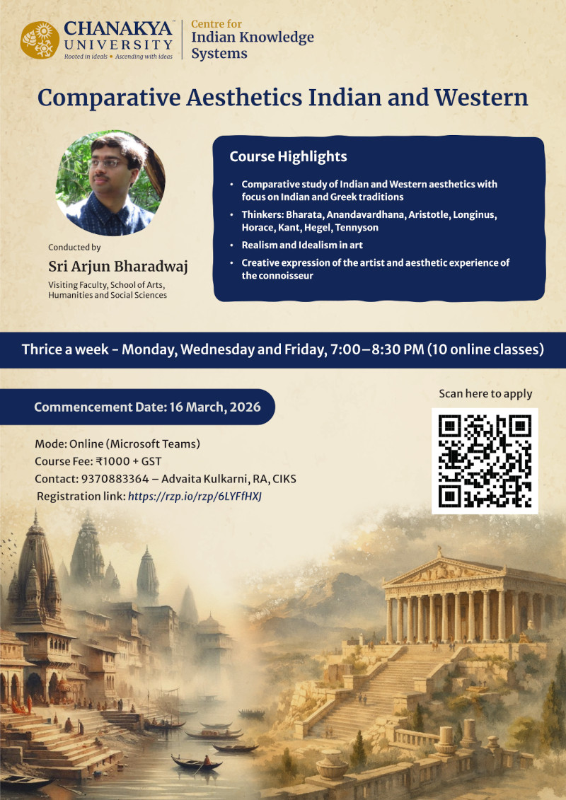 Comparative Aesthetics – Indian and Western